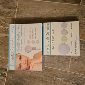 Skin exfoliator and replacement brushes